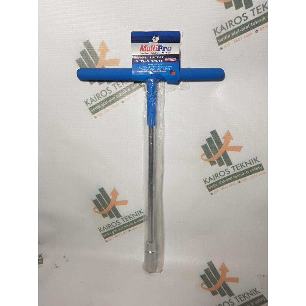 MULTIPRO KUNCI T T-TYPE SOCKET DIPPED HANDLE T 12 / T 14 /T 17 ORI