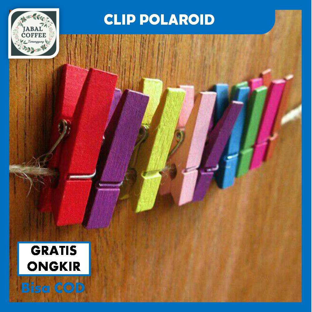 Jepitan Kayu / Jepitan Warna Foto / Klip Kayu / Wooden Clip / Photo Clip / Klip Jepit MiniJ92