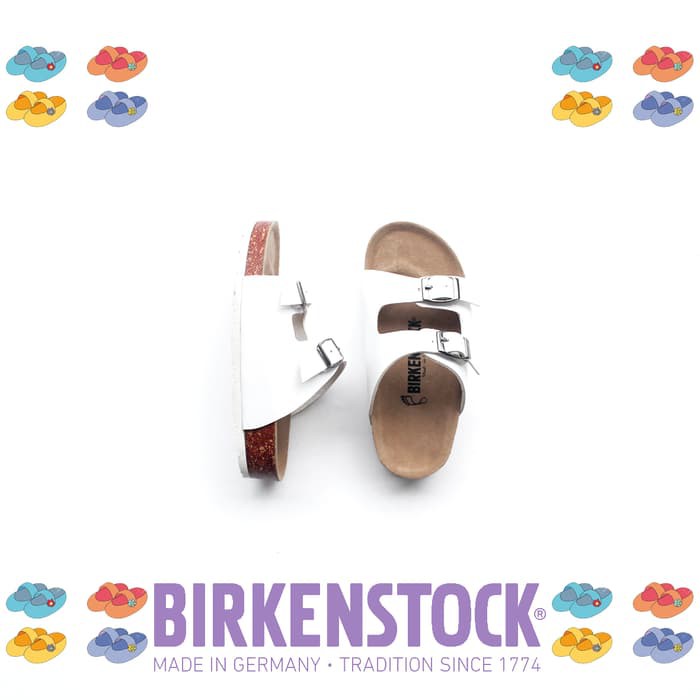 Sandal Birkenstock Anak Gesper 2 Putih (Arizona) q2