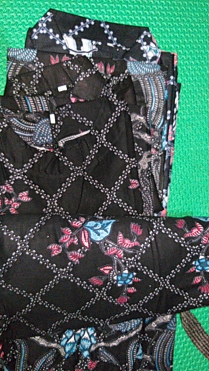 Batik Couple Keluarga - Sania Ruffle Batik Couple Ori Standar & Jumbo - Batik Pekalongan