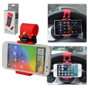 Phone Holder horizontal Stand car phone holder setir steering wheel