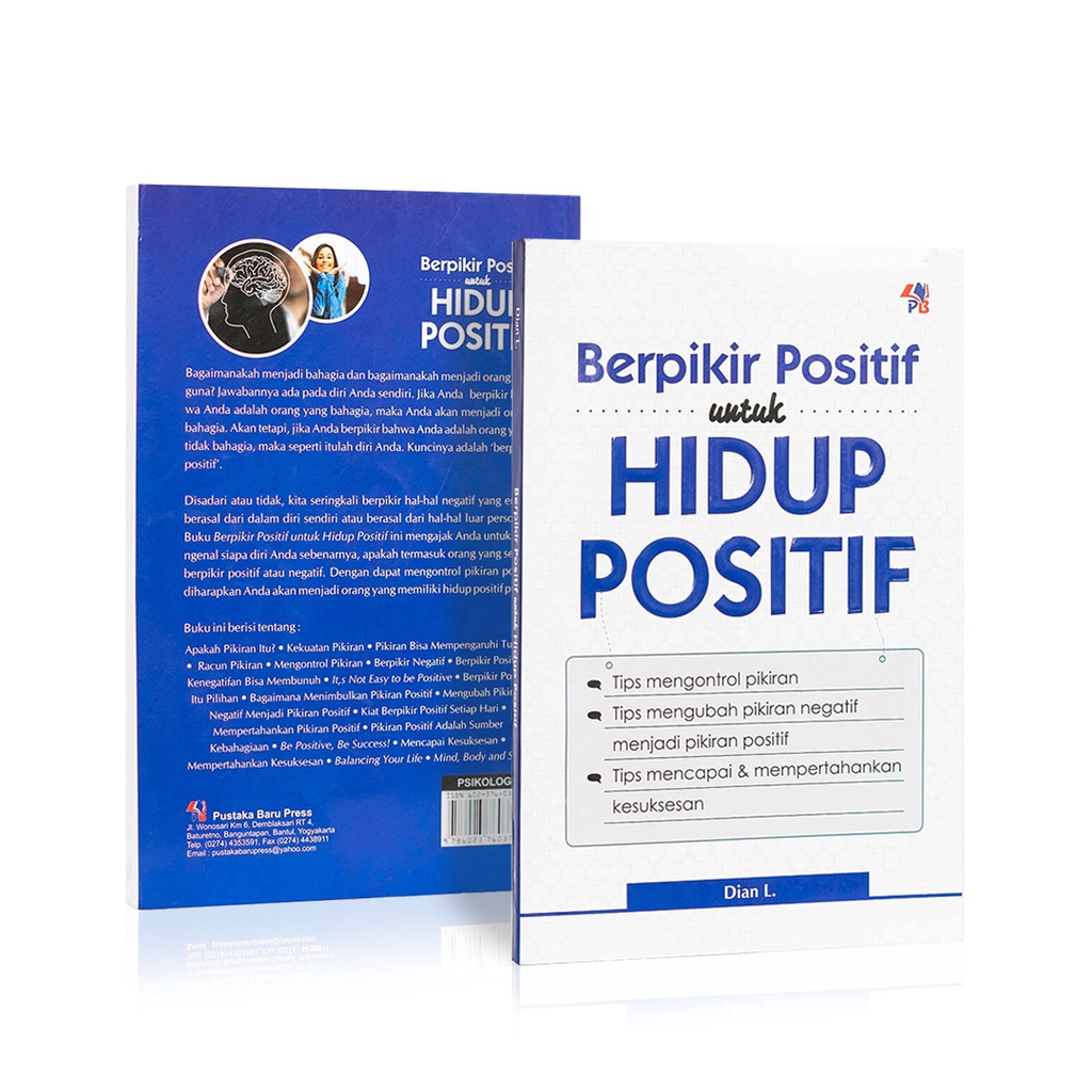 Buku Motivasi Self Improvement Berpikir Positif Untuk Hidup Positif-1