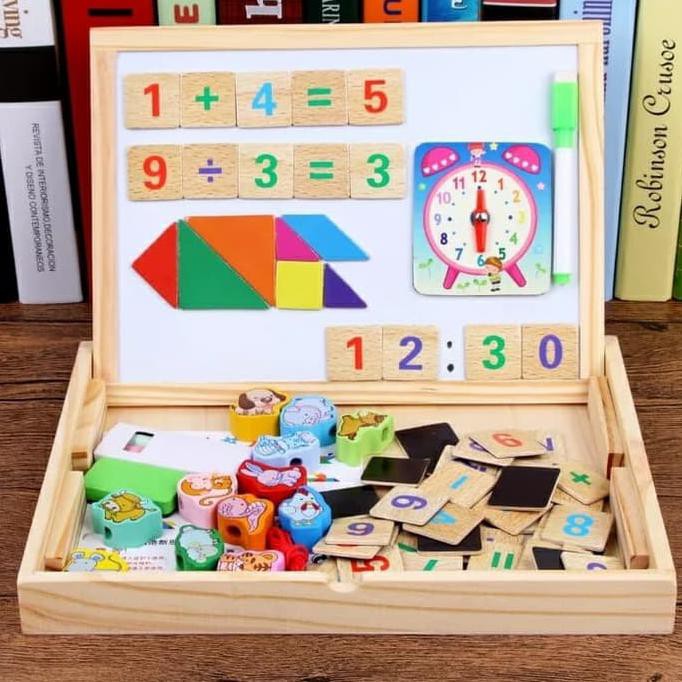 

Mainan Edukasi Anak Papan Tulis Magnetic MULTIFUNCTIONAL BEAD SKETCH