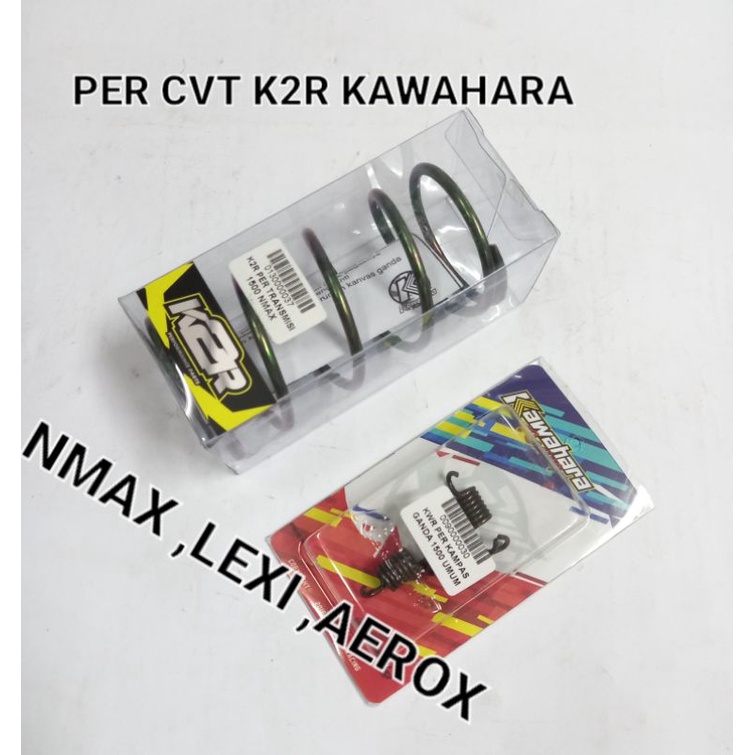 PEKETAN PER CVT K2R KAWAHARA NMAX AEROX LEXY 1500RPM/ PER SENTRI KAWAHARA 1500RPM ORIGINAL