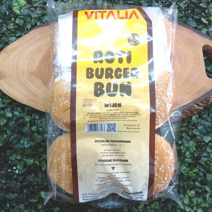 

Vitalia Roti Burger Bun Wijen isi 6 TERLARIS TERPERCAYA ORIGINAL