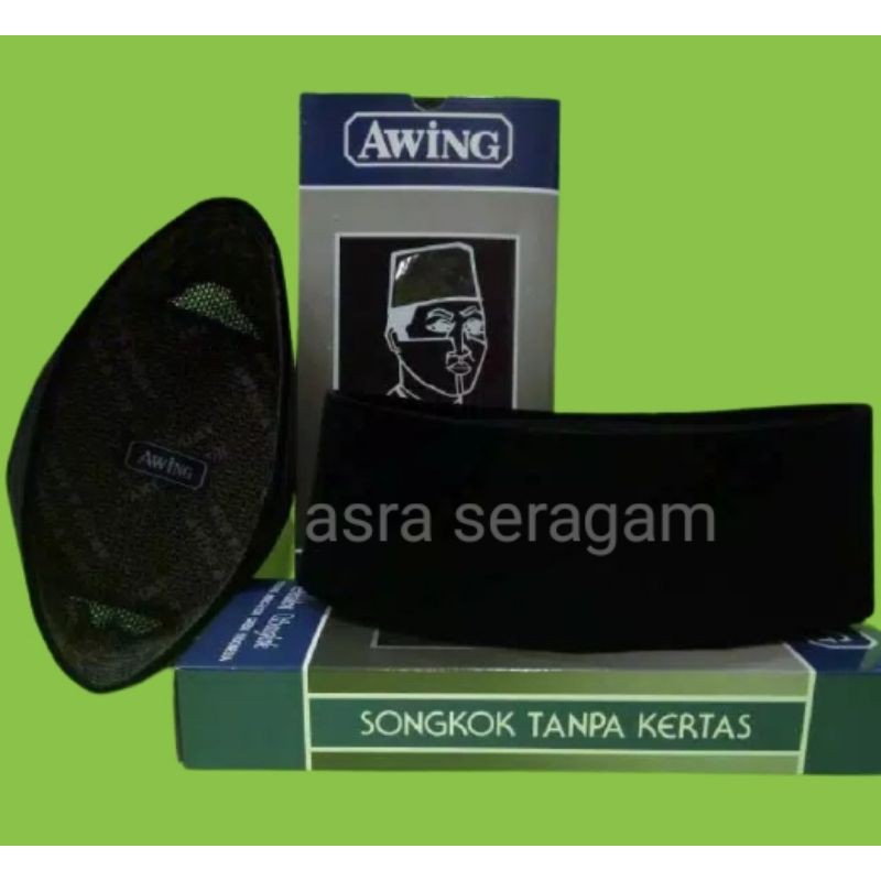 Peci awing peci hitam polos ac merk awing songkok awing kopiah hitam polos ac