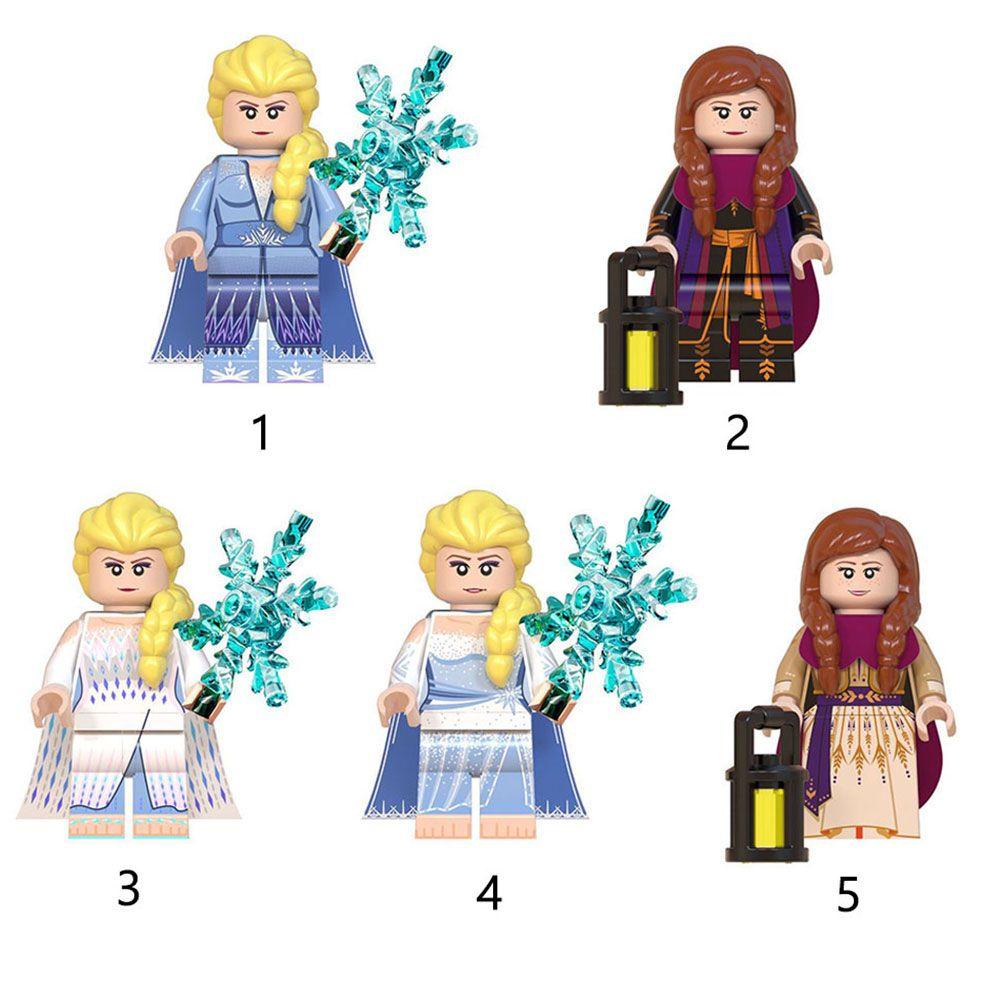 R-FLOWER Figurines Mainan Action Frozen Princess Baru