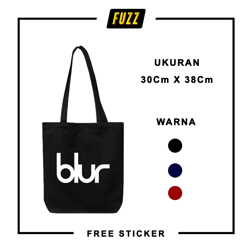 Tas Wanita Dan Pria Totebag Band Blur Tote Bag Tas Jinjing Sekolah Kampus Kerja Kantor Keren Gaul