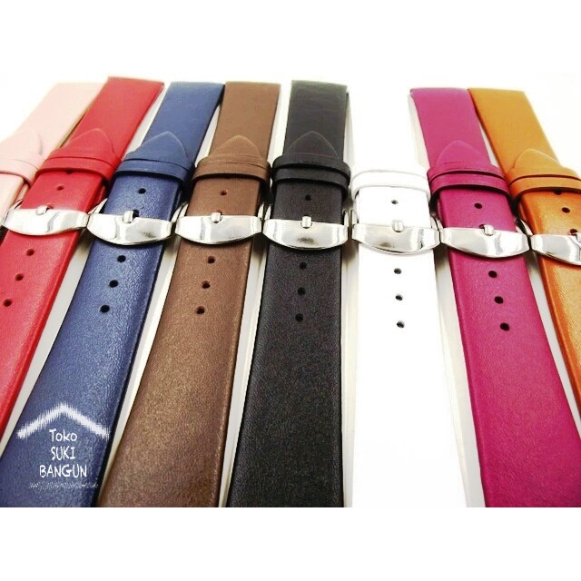 TALI JAM 22mm Kulit Smooth Grain Leather Cow Split Watch Strap Band