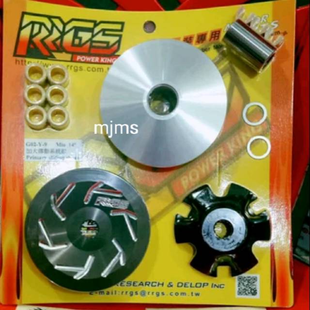 Pulley Mio RRGS upgrade roler vario . Big puly mio RRGS rumah roler mio RRGS original