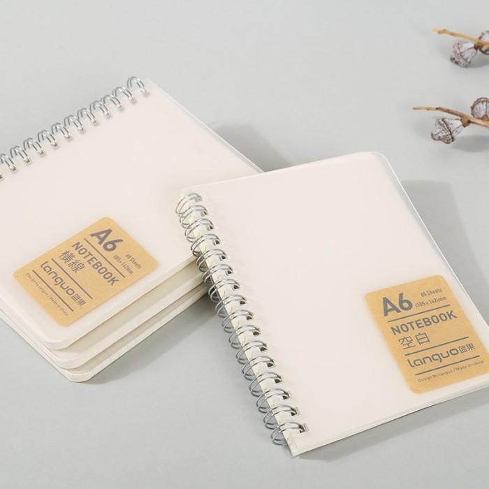 

Binder | Rds - Buku Notebook A5 Dot Grid Plain A5 B5 A6 Grid Clear Cover Spiral Kualitas Terbaik