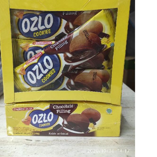 

(ﾟ(ﾟ(ﾟ(ﾟДﾟ)! Ozlo Cookies Chocolate Filling (1 pack isi 10 pcs) |{<*Best Coiceพี>}|