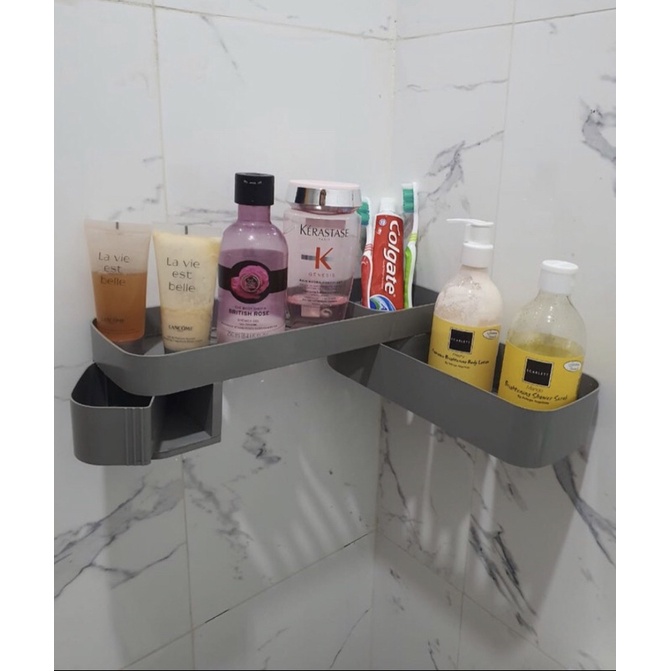 RAK SABUN RAK SHAMPOO RAK TOILET KAMAR MANDI RAK TEMPEL DINDING RAK SERBAGUNA RAK DAPUR