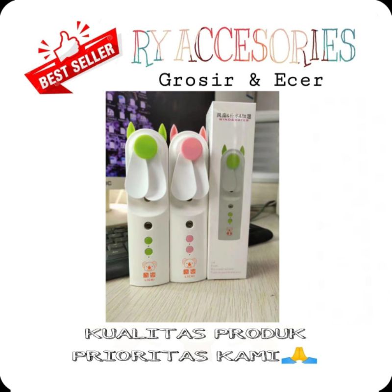 RY - Kipas angin genggam / kipas nano spray kipas angin elektrik usb / kipas angin nano pelembab waj