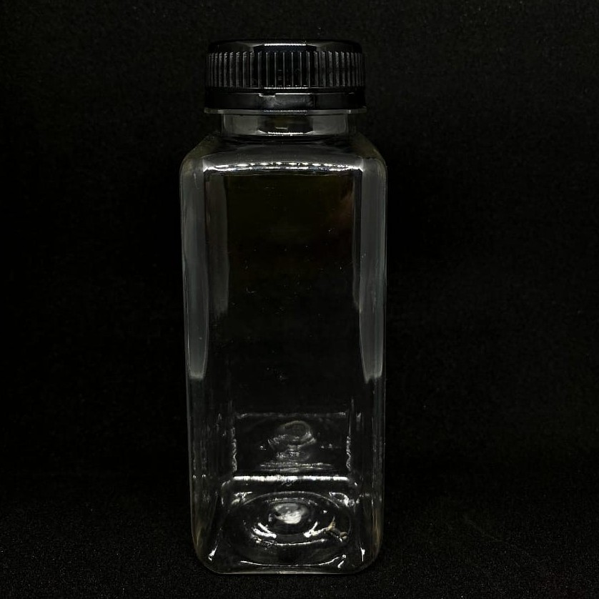 Botol Kale Kotak 250ML Kale Square / Kick 250ML Botol Plastik PET Minimal 20pcs