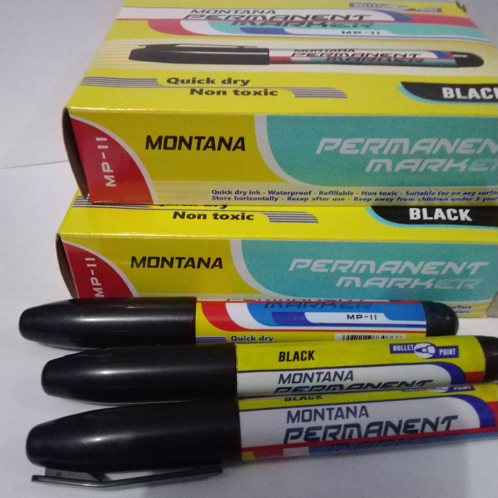 

SPIDOL PERMANENT MARKER HITAM MP-11 MURAH