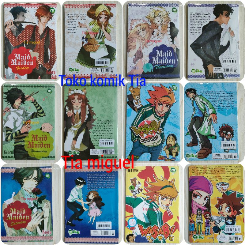 obral komik maid Maiden &amp;  keith wasabi baru original