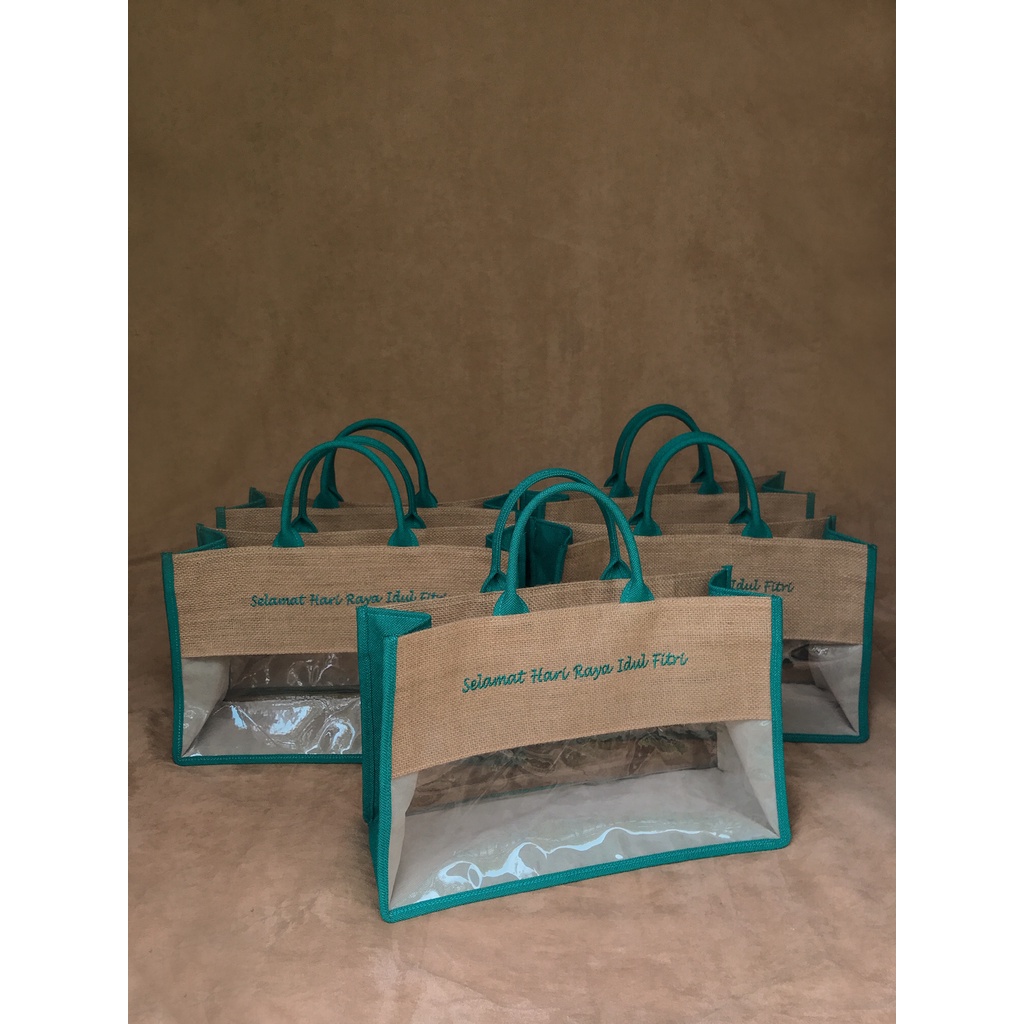 

Tas Karung Goni Kombinasi Kanvas Mika Goodie Bag Gift Hadiah Hampers Souvenir - Custom Bordir