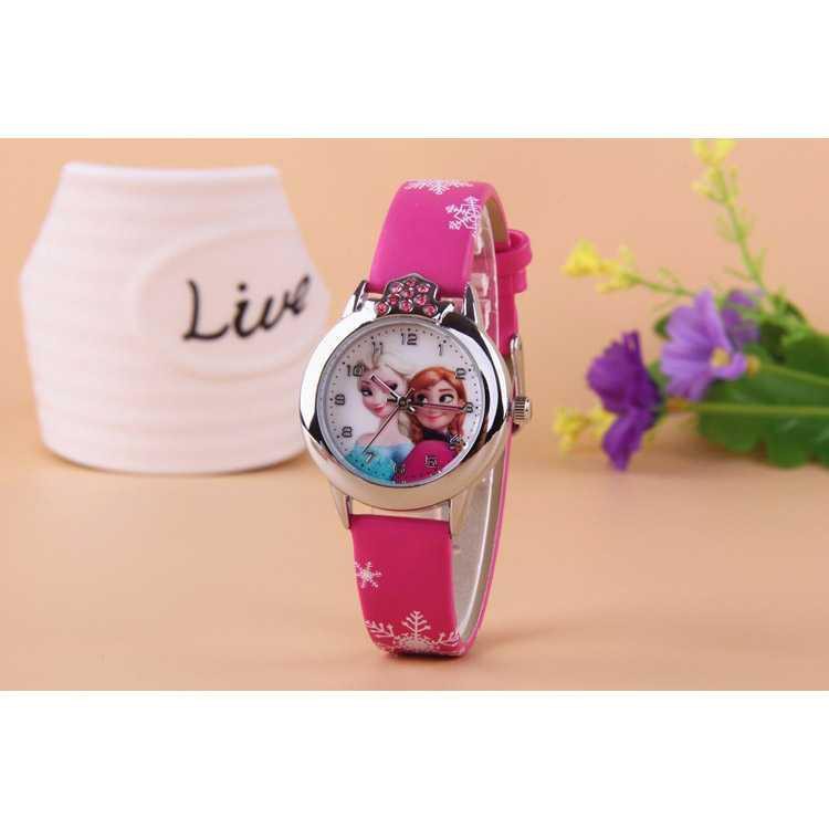 JOYROX Jam Tangan Anak Perempuan Princess Elsa Anna Frozen - FG0701A [Rose]