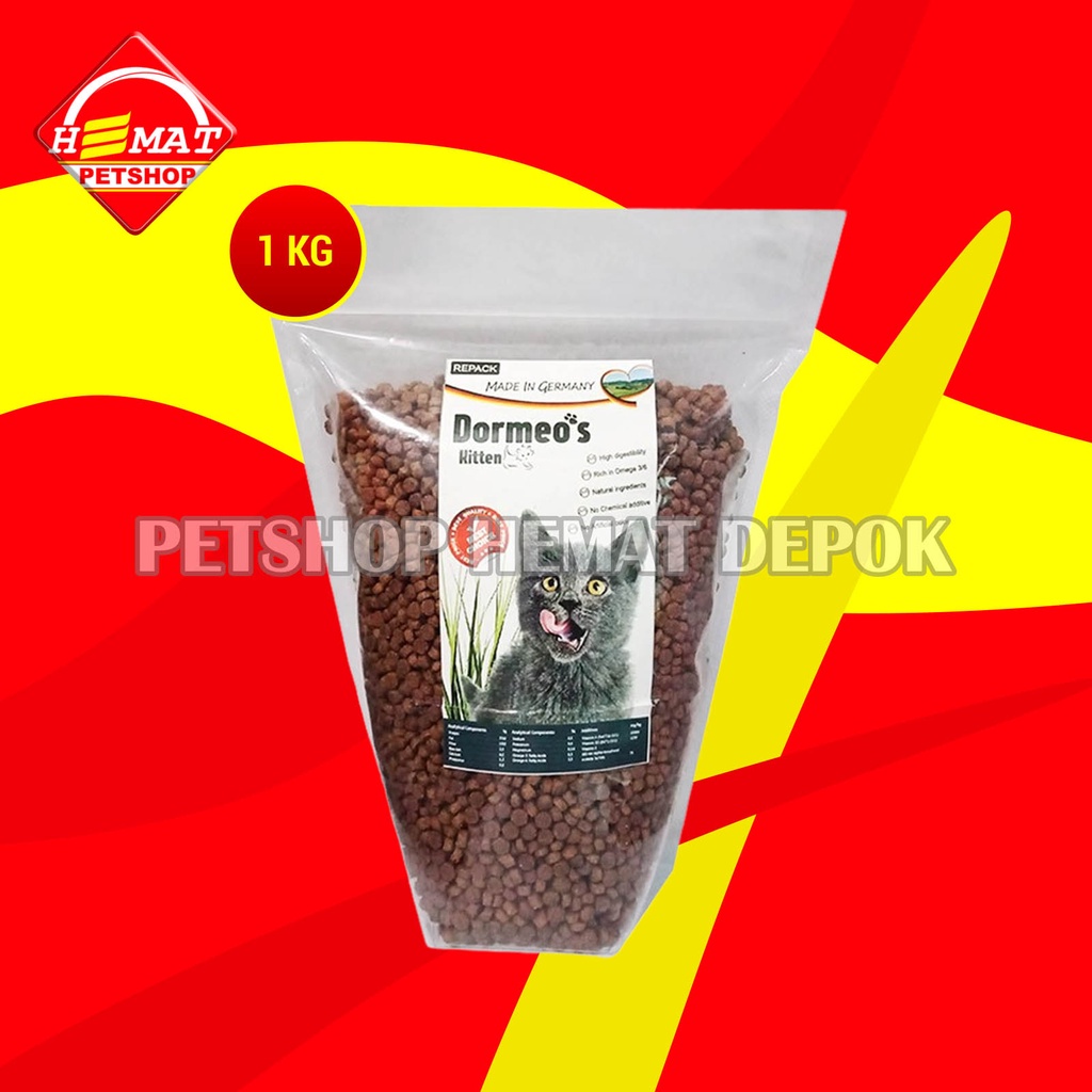 Makanan Kucing Dormeos Kitten Repacking 1 Kg