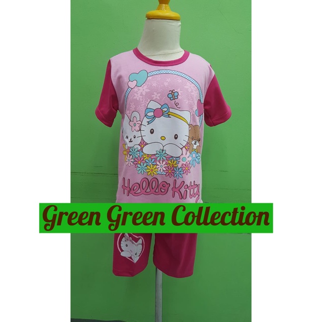 Piyama Kaos Anak Premium Hello Kitty New