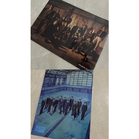 SEVENTEEN TRANSPARENT ATTACCA GROUP MINI POSTER PHOTO CLEAR