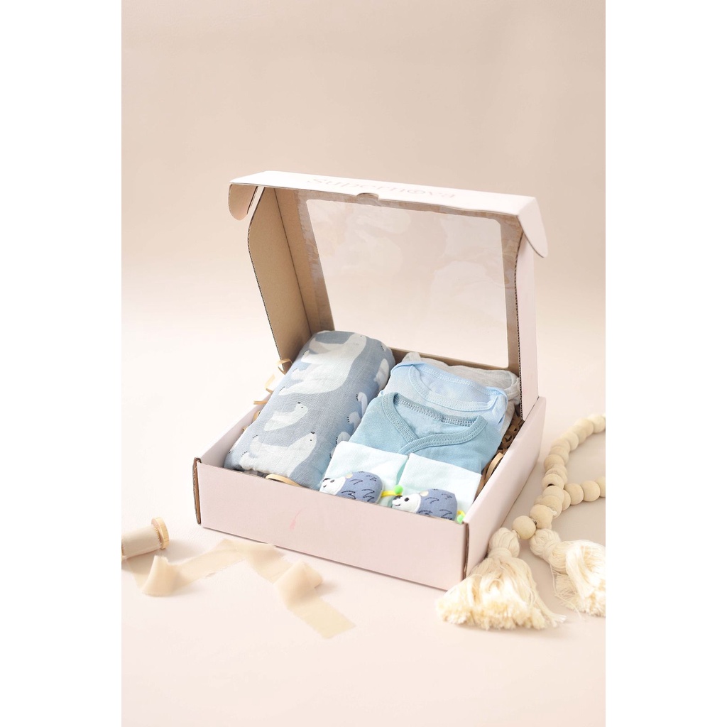 Atlas Box - Baby Gift Box - Kado Lahiran Bayi Parcel - Hadiah Hampers Newborn - Supernova Supershop