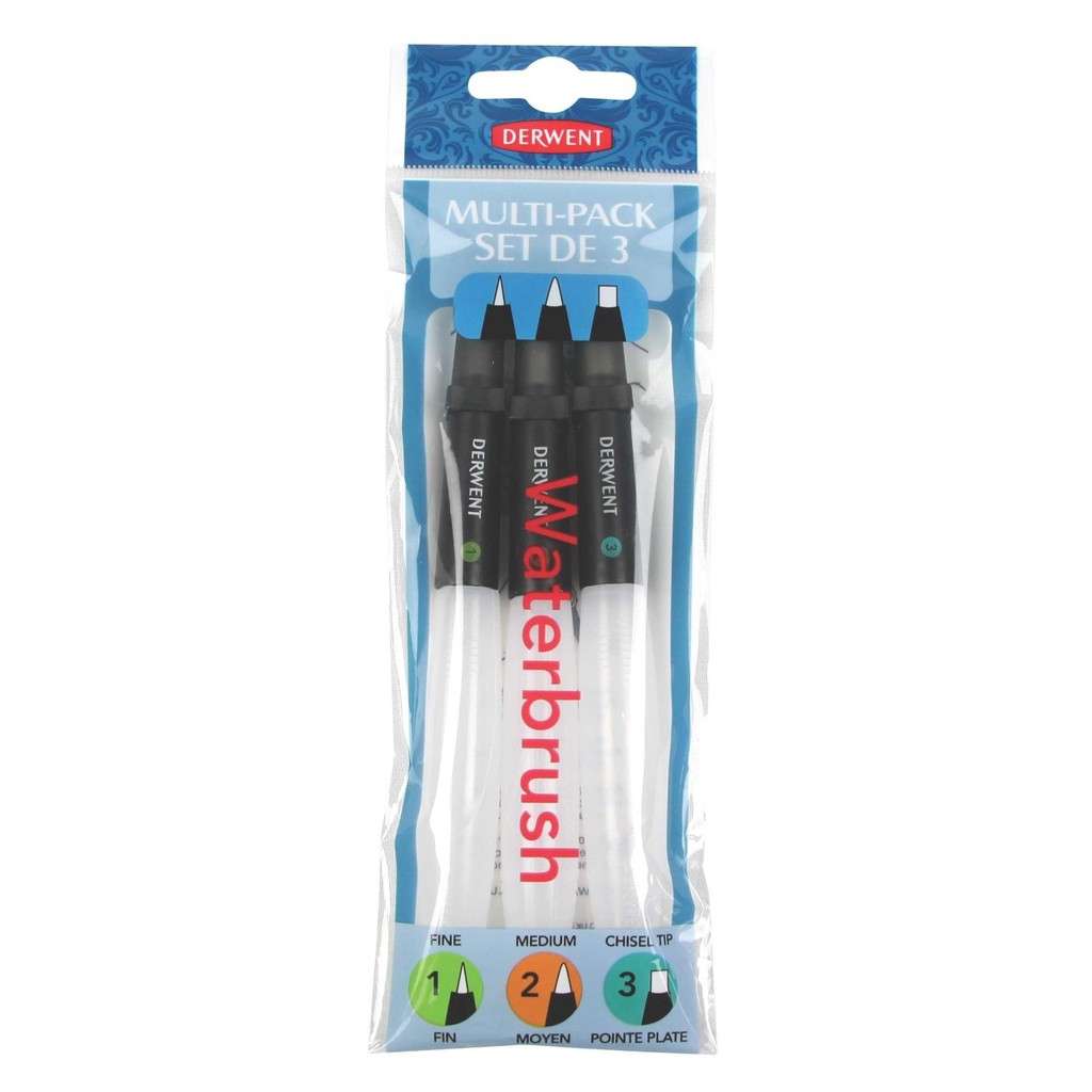 

Derwent Multi-pack Waterbrush (Kuas cat air)