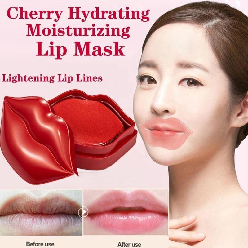 [BPOM] BIOAQUA Cherry Collagen Moisturizing Essence Lip Mask - Masker Bibir Anti Kerutan &amp; Pecah