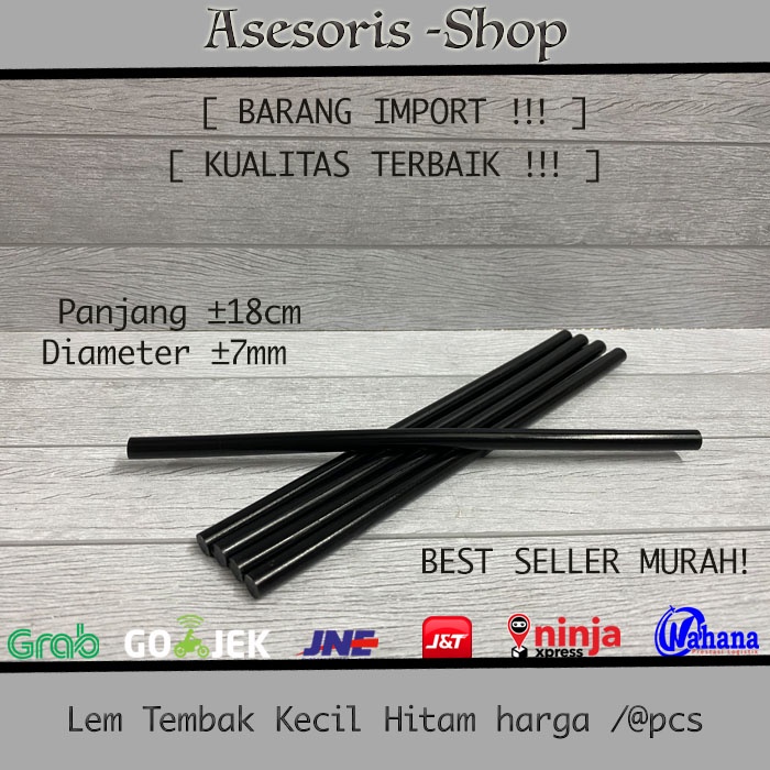 

Isi Lem Tembak HITAM KECIL | Isi Lem Tembak HITAM BESAR harga per SATUAN/pcs | Lem Hitam Ajaib | Lem Bakar Hitam