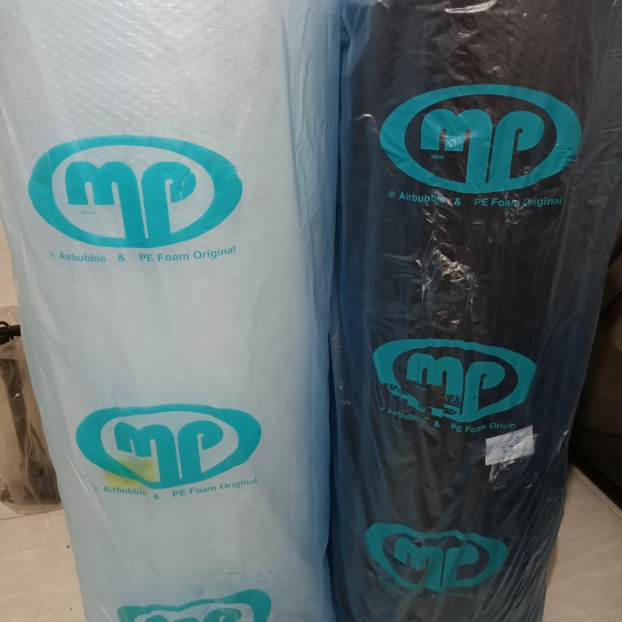

Ginger- Bubble wrap biru muliapack roll 125 cm x 50 m - Hitam