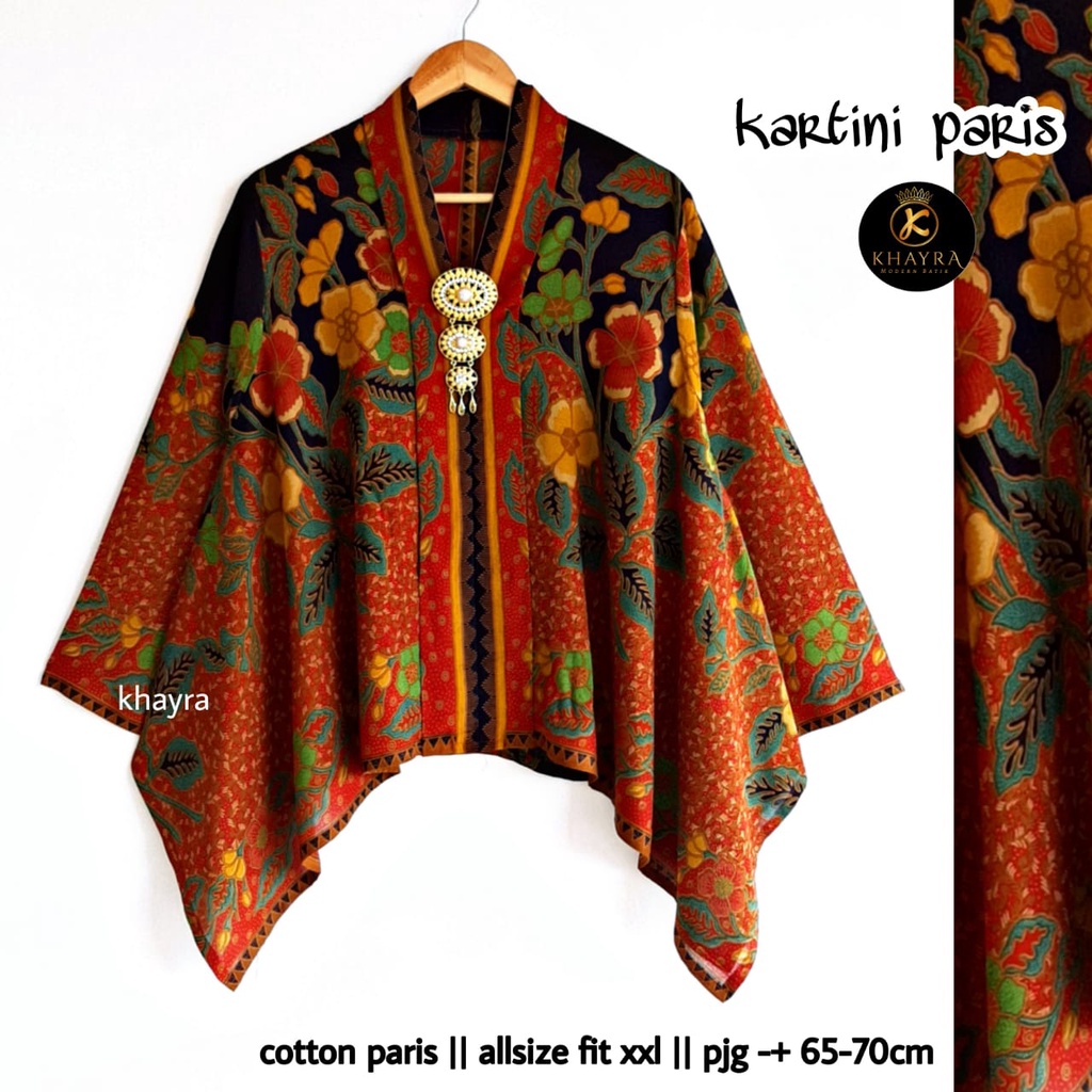 Blus kartini paris cantik batik solo