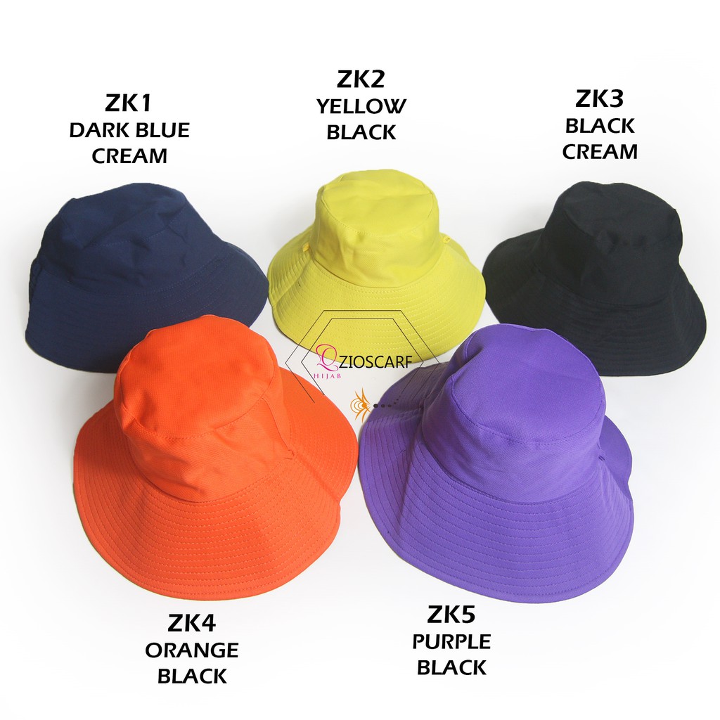 TOPI PANTAI OUTDOOR VISOR PELINDUNG SUMMER BUCKET ANTI UV MATAHARI LIPAT LEBAR IMPORT WANITA PRIA ZO