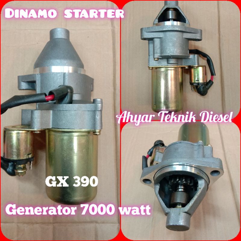 Motor starter generator 7000 Watt / motor starter GX 390