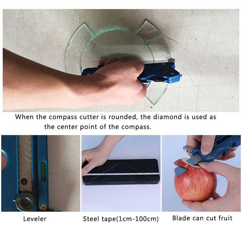 Pisau Pemotong Kaca Silet Glass Cutter DIY Tool SFM