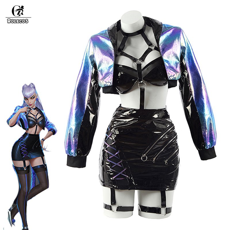 Jual Game Lol Kda Cosplay Costume Evelynn Cosplay Costume Women Sexy Kda All Out Evelynn Costume 3799