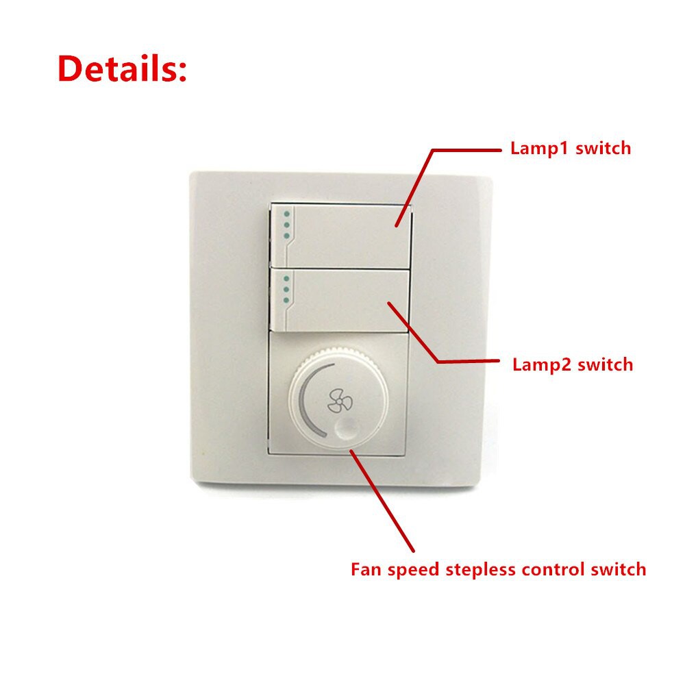 Wholesale Wall Switch With Ceiling Exhaust Fan Poleless Speed