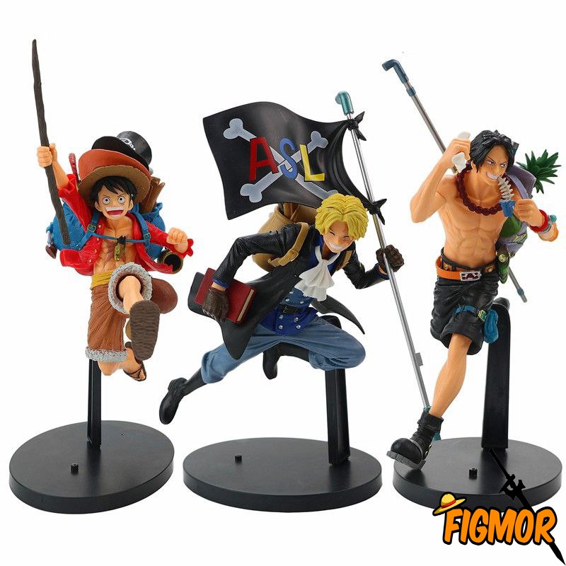 Figure ASL Luffy Ace Sabo, Action figure one piece sabo, action figure luffy, action figure ace, act