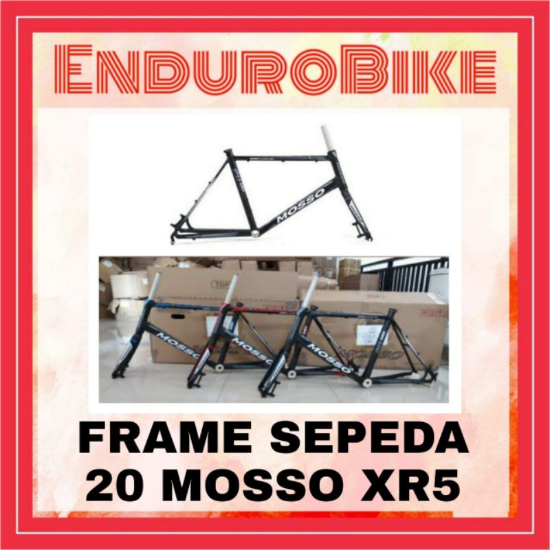 FRAME SEPEDA 20 MOSSO XR5 SUPREME ALU 7005 SUPER LIGHT DISC ENDUROBIKE