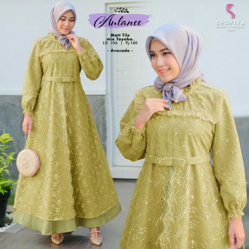 AULAANEE Maxi Dress  Ori by Shofiya