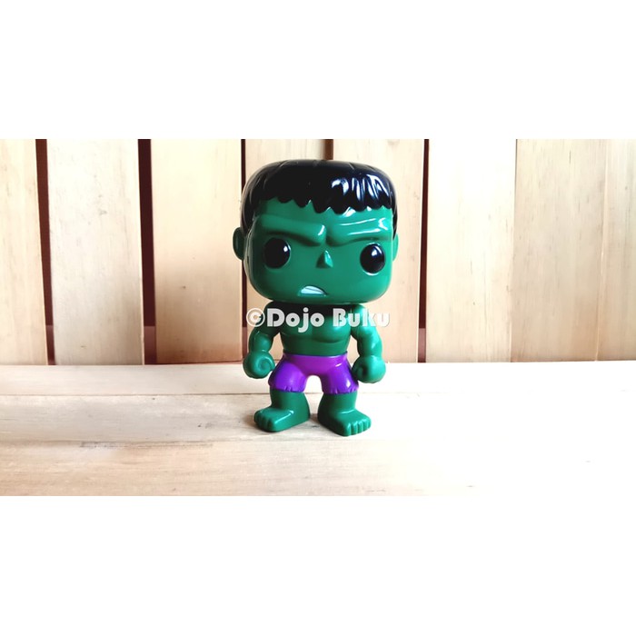 Figure Chibi HULK Badan Karet Kepala PVC