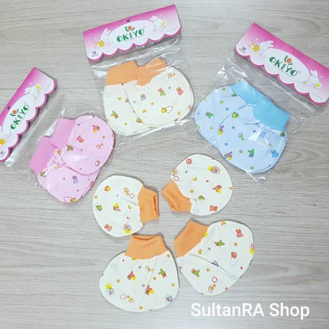 1 Set Sarung Tangan Set Kaki Bayi MG (Set Sarung Tangan + Sarung Kaki) SNI STK MG