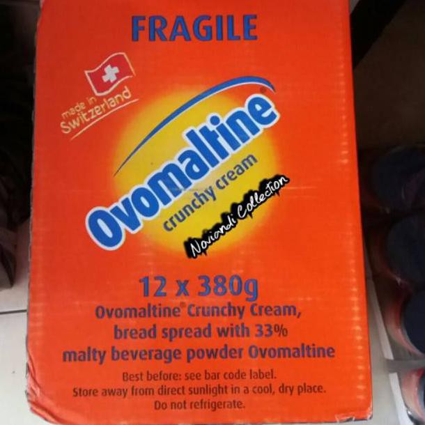 

Terbaik BPOM Ovomaltine 380gr / Ovomaltine crunchy 380gram / 380 /Ovomaltine 680gram /680grm