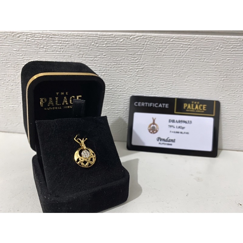 THE PALACE LIONTIN BERLIAN EMAS HADIAH FREE GIFT