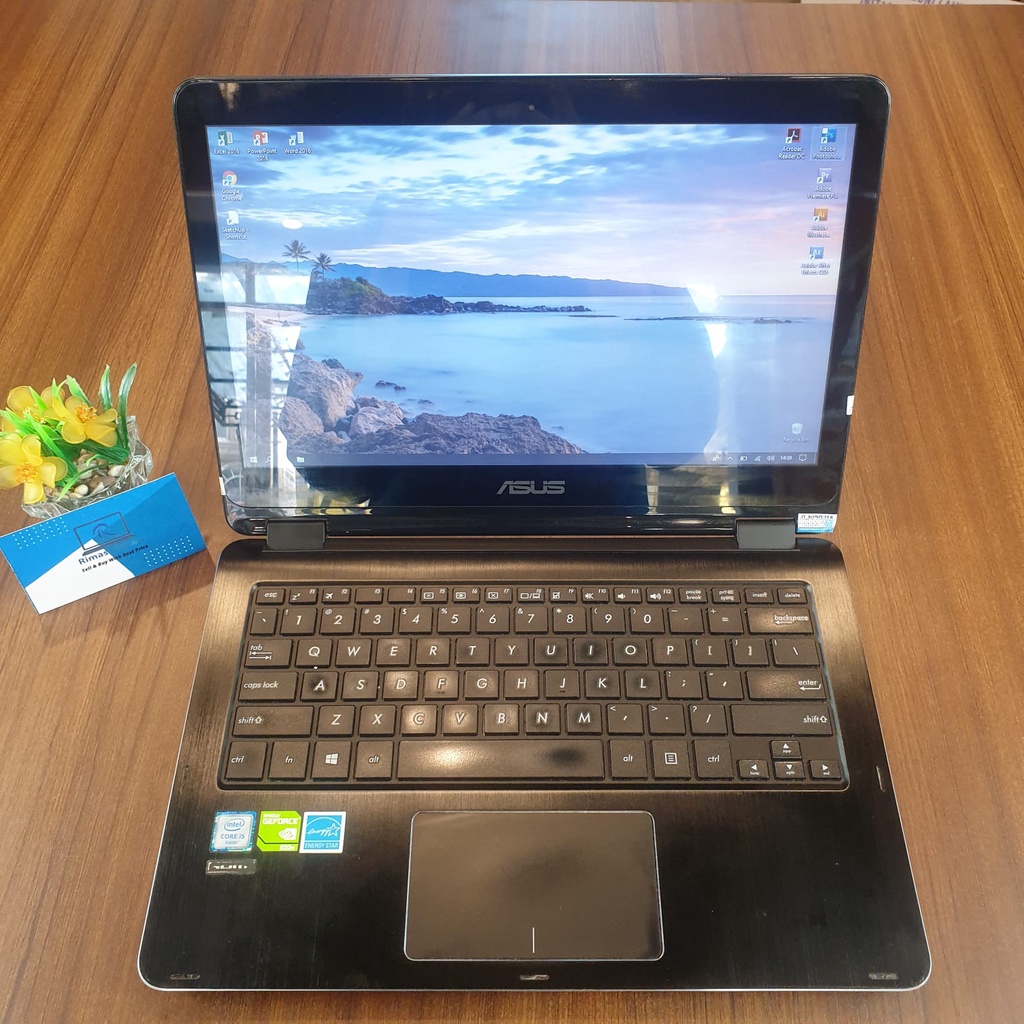 LAPTOP ASUS TOUCHSCREEN NVIDIA i5 RAM 4 HDD 1TB BEKAS SECOND