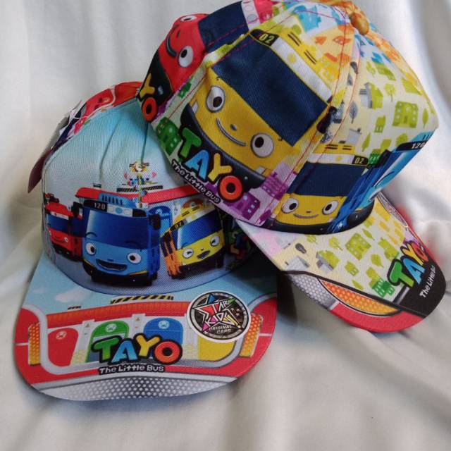 Topi karakter tayo cewek cowok