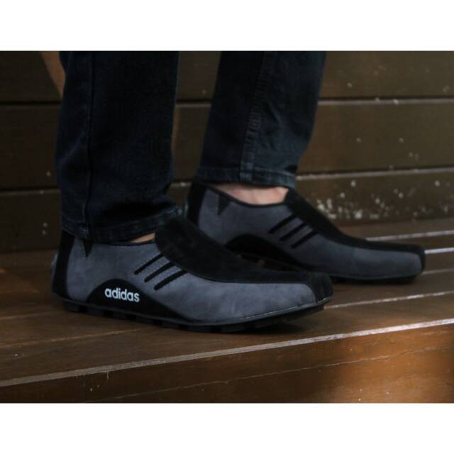 COD !! Sepatu Slip On Pria Adidas Neymar Sepatu Casual Slop Cowok Mocassin Murah