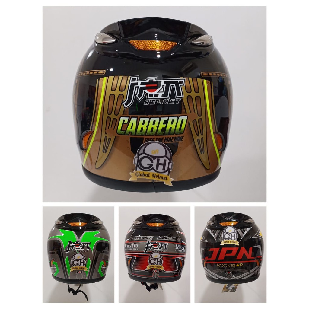 Helm JPN Full Face Kaca Pelangi