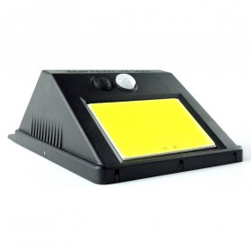 Lampu Solar Sensor Gerak Outdoor Weatherproof 48 LED - L22 - Black