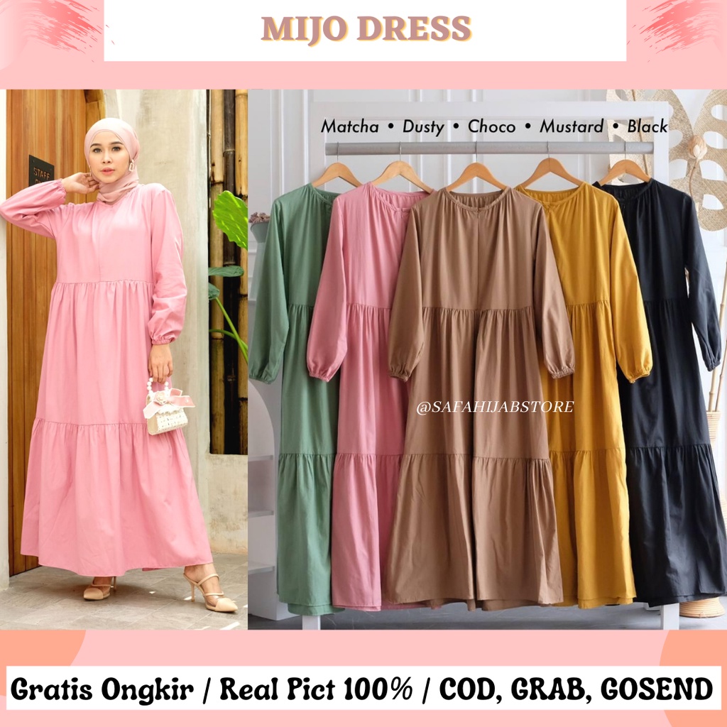 MIJO DRESS / DRESS LEBARAN / DRESS KONDANGAN